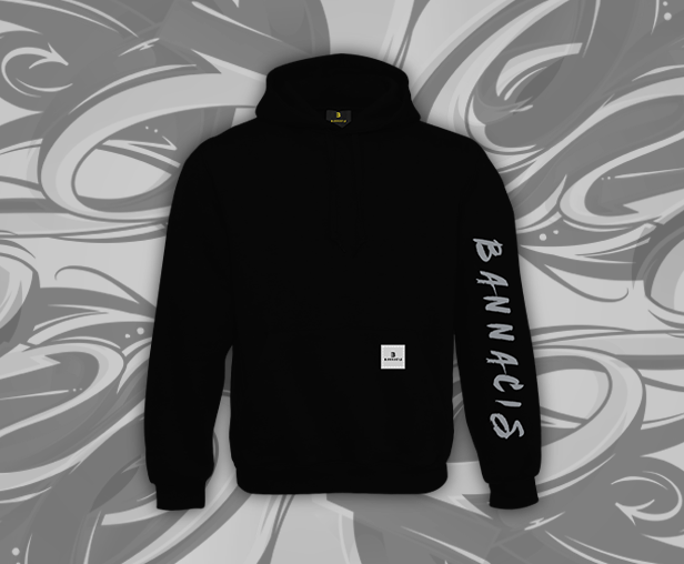 black Bannacis branded hoodie